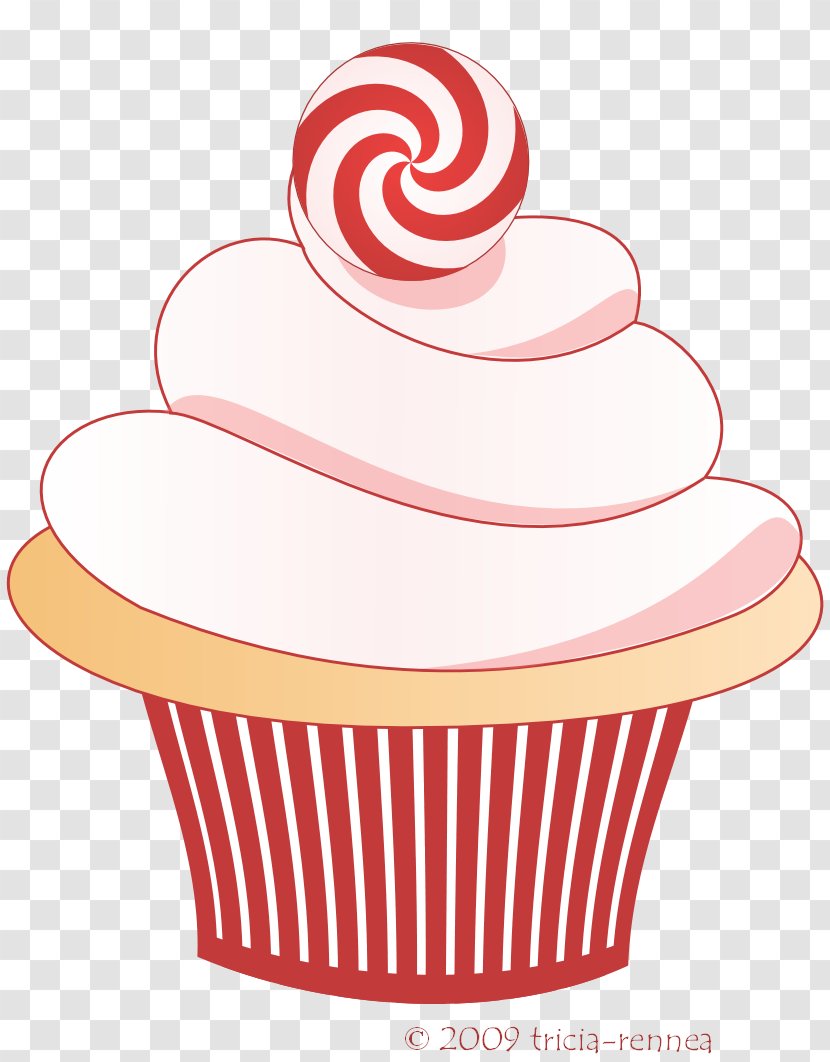Christmas Cupcakes Birthday Cake Muffin - Food - Decorative Cliparts Transparent PNG