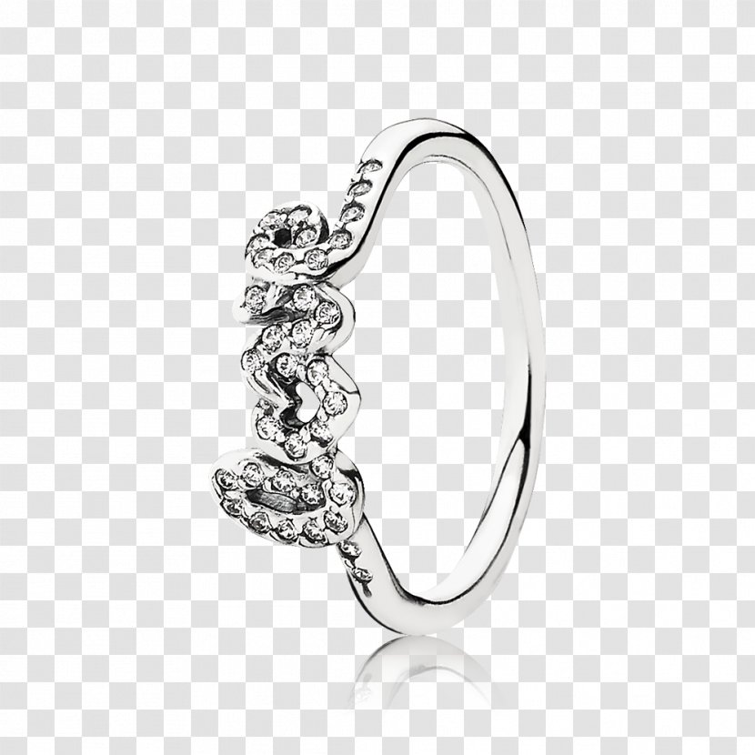 Pandora Cubic Zirconia Charm Bracelet Jewellery Ring - Rings Transparent PNG