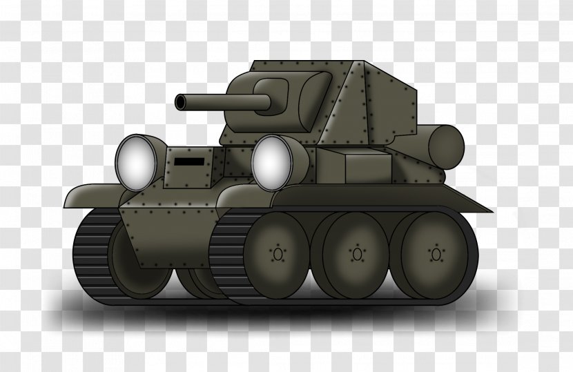 Churchill Tank Self-propelled Artillery Gun Turret - Combat Vehicle Transparent PNG