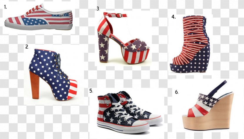 United States Shoe Sandal Fashion - High Heeled Footwear - Boots Flags Transparent PNG