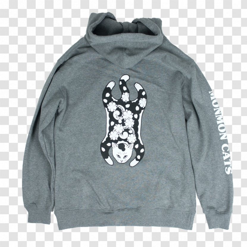 Hoodie T-shirt Cat Jacket - Shoelace Transparent PNG