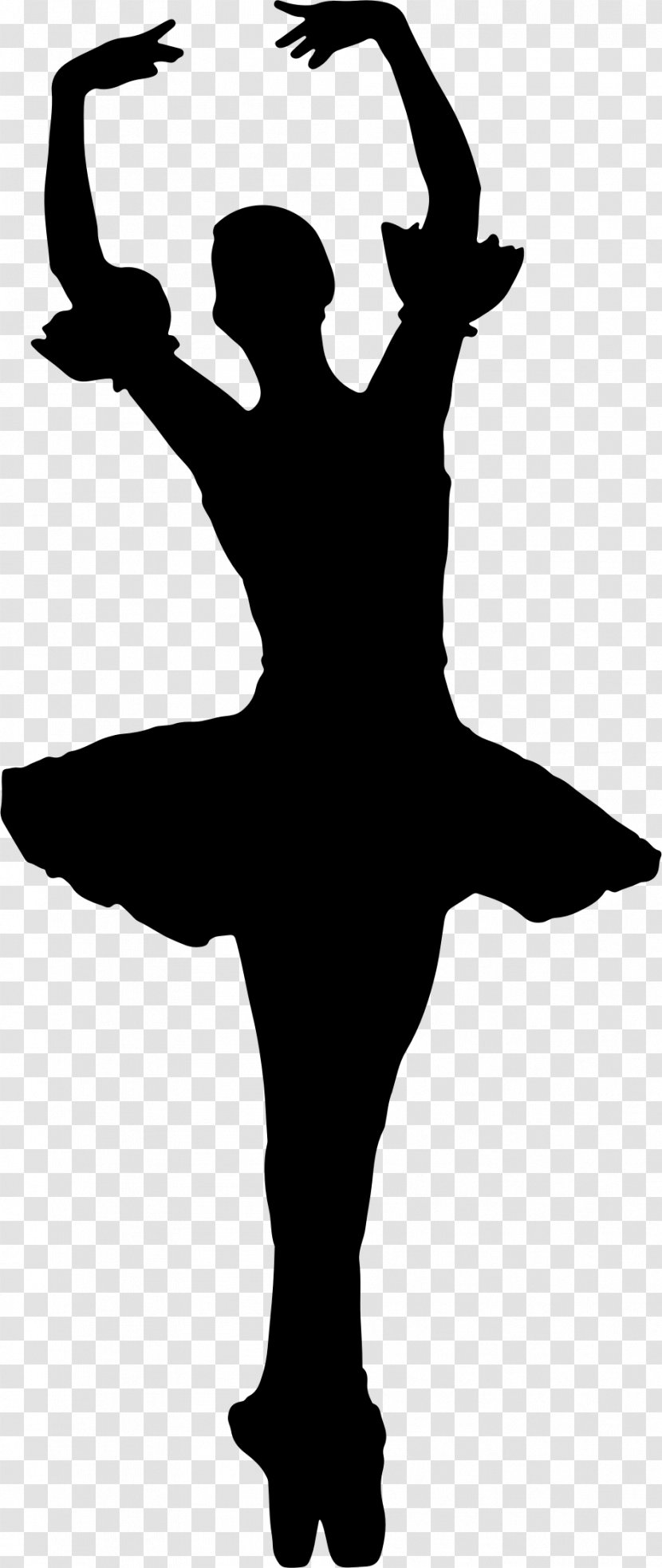 Ballet Dancer Silhouette - Heart Transparent PNG