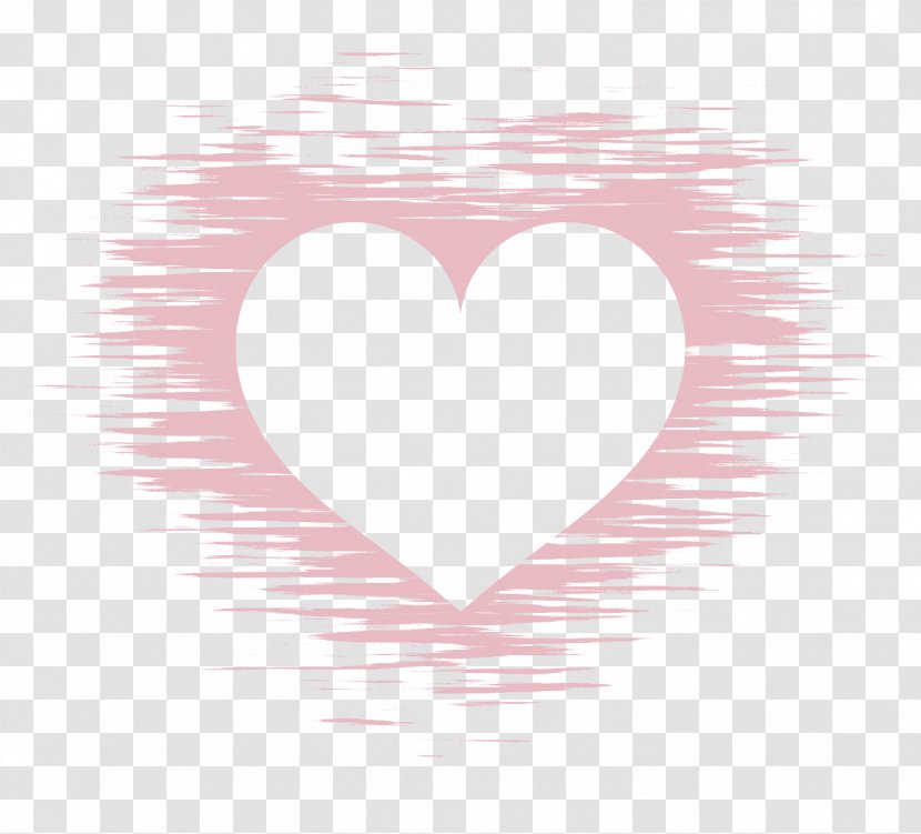 Heart Frame Clipart. - Silhouette Transparent PNG