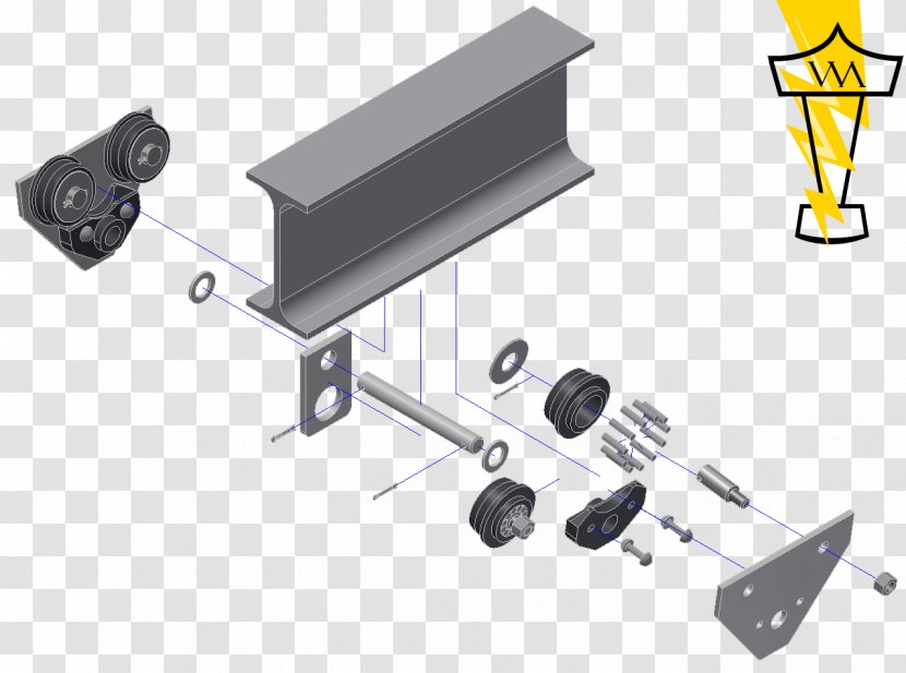 Autodesk Inventor Exploded-view Drawing Design Web Format Computer Software - Hardware - Trolly Transparent PNG