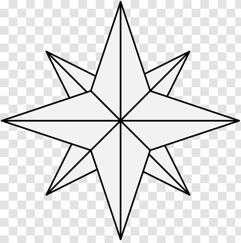 Compass Rose Points Of The Clip Art - Map Transparent PNG