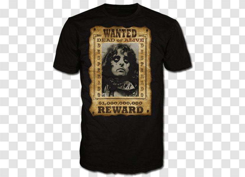 Mascara And Monsters: The Best Of Alice Cooper T-shirt Album - Black M Transparent PNG