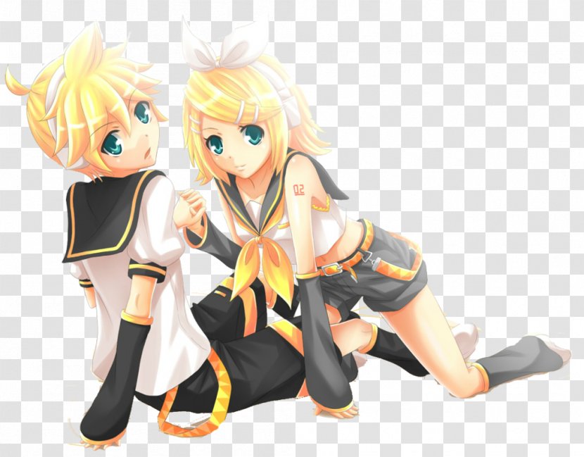 Kagamine Rin/Len Vocaloid 2 Hatsune Miku Story Of Evil - Watercolor Transparent PNG