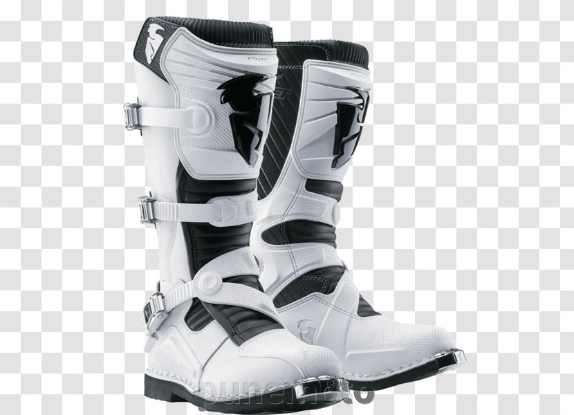 Riding Boot Motorcycle Clothing Thor - Black Transparent PNG