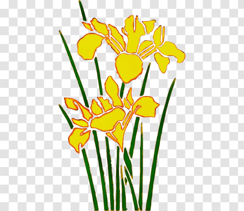 Flower Yellow Cut Flowers Plant Flowerpot Transparent PNG