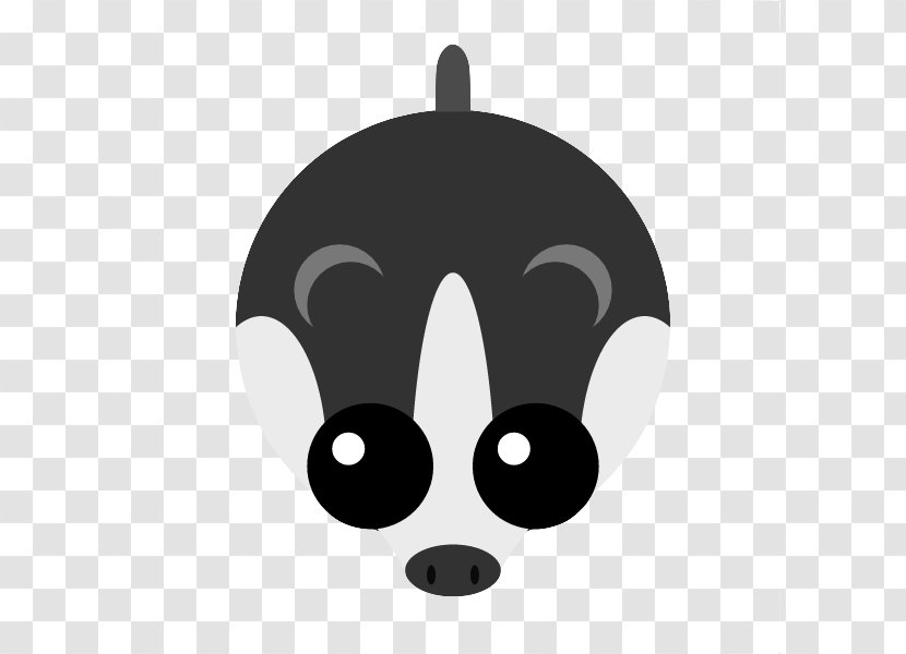 Video Games Whiskers Mope.io Cat Dog - Black And White - Mope Io Transparent PNG