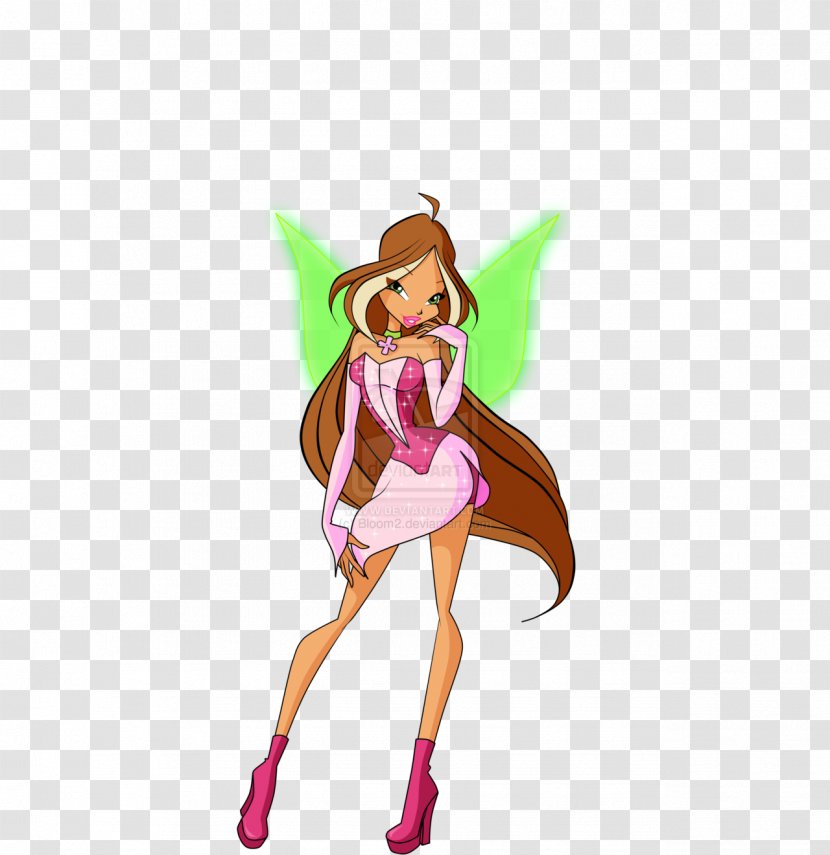 Flora Musa Bloom Tecna Aisha - Cartoon Transparent PNG