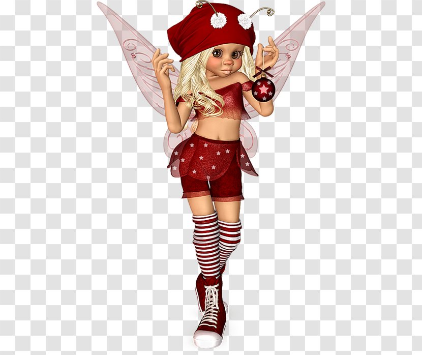 Christmas Elf Fairy Clip Art - Doll - Poser Transparent PNG