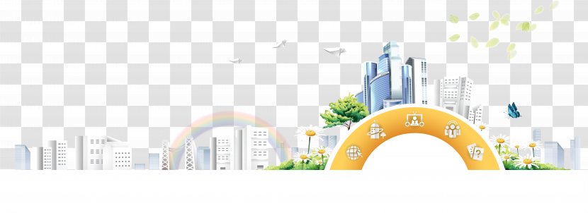 City Euclidean Vector - Logo - Creative 3D Transparent PNG