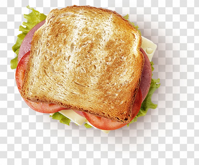 Ham And Cheese Sandwich Breakfast Hamburger Bocadillo BLT - Fast Food Transparent PNG