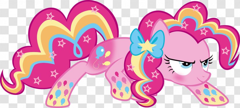 Pinkie Pie Rainbow Dash Rarity Twilight Sparkle Applejack - Heart Transparent PNG
