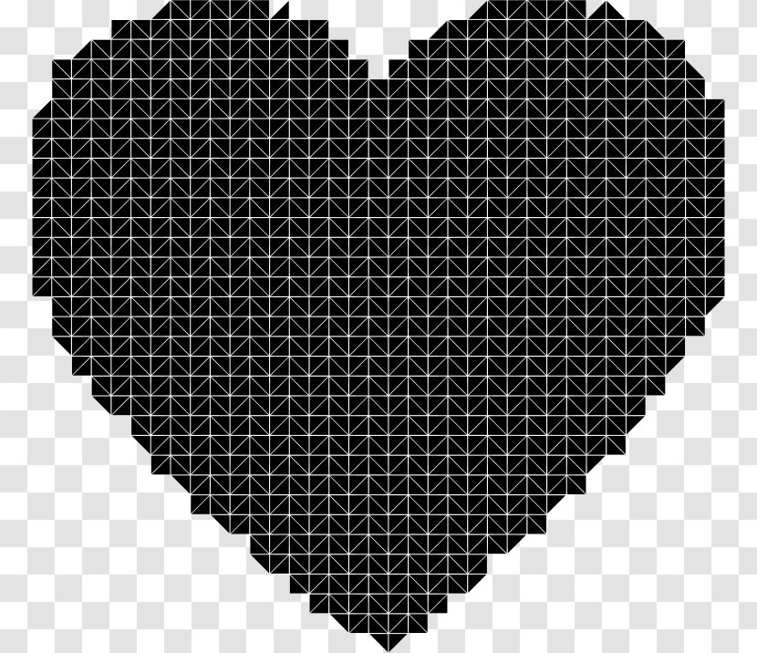Drawing Heart Clip Art - Mosaic Transparent PNG