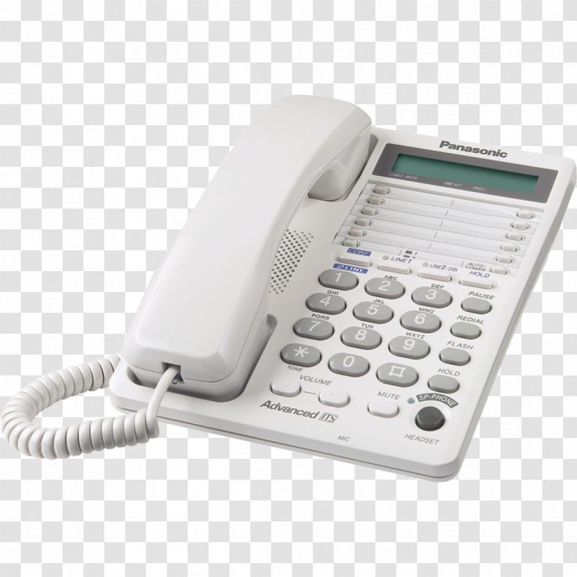 Panasonic KX-T7667 Display Phone Cordless Telephone Home & Business Phones - Answering Machine Transparent PNG