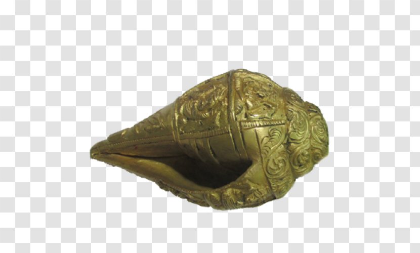 Shankha Ganesha Vastu Shastra Conch Image - Brass Transparent PNG