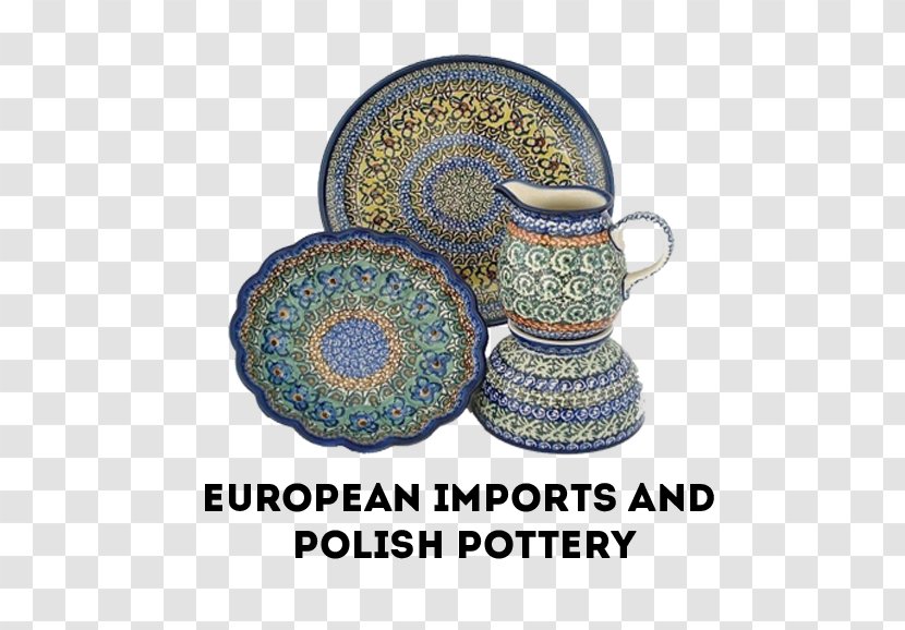 Bolesławiec Pottery European Imports & Polish Ceramic Craft - Heart Transparent PNG