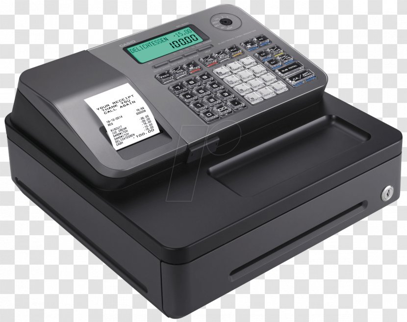Cash Register Point Of Sale Casio Retail Printer Transparent PNG
