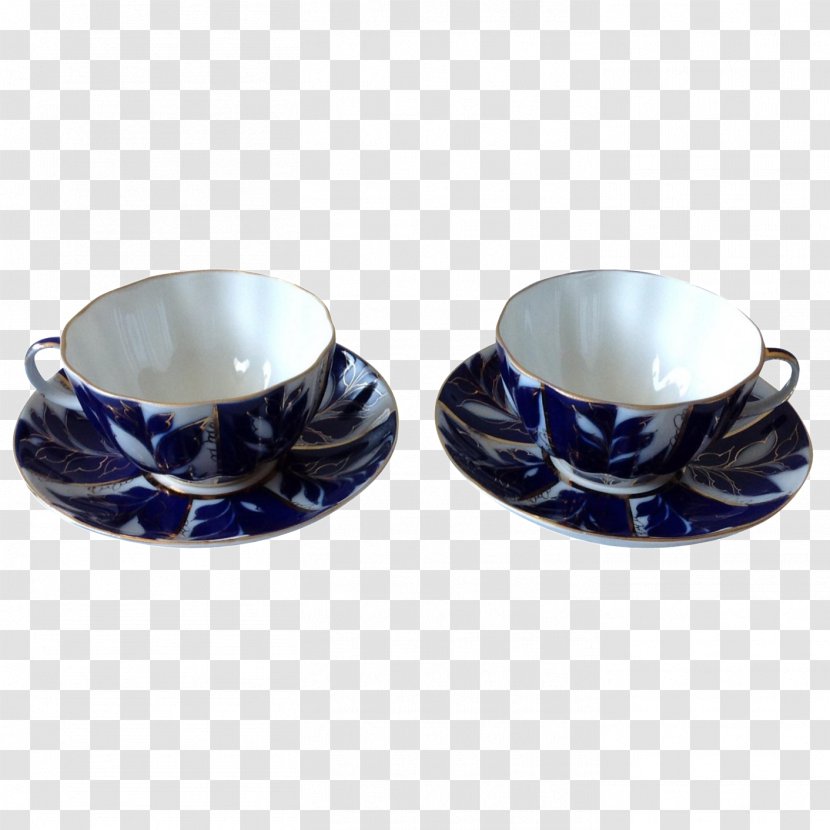 Coffee Cup Teacup Saucer Plate - Mug - Porcelain Transparent PNG