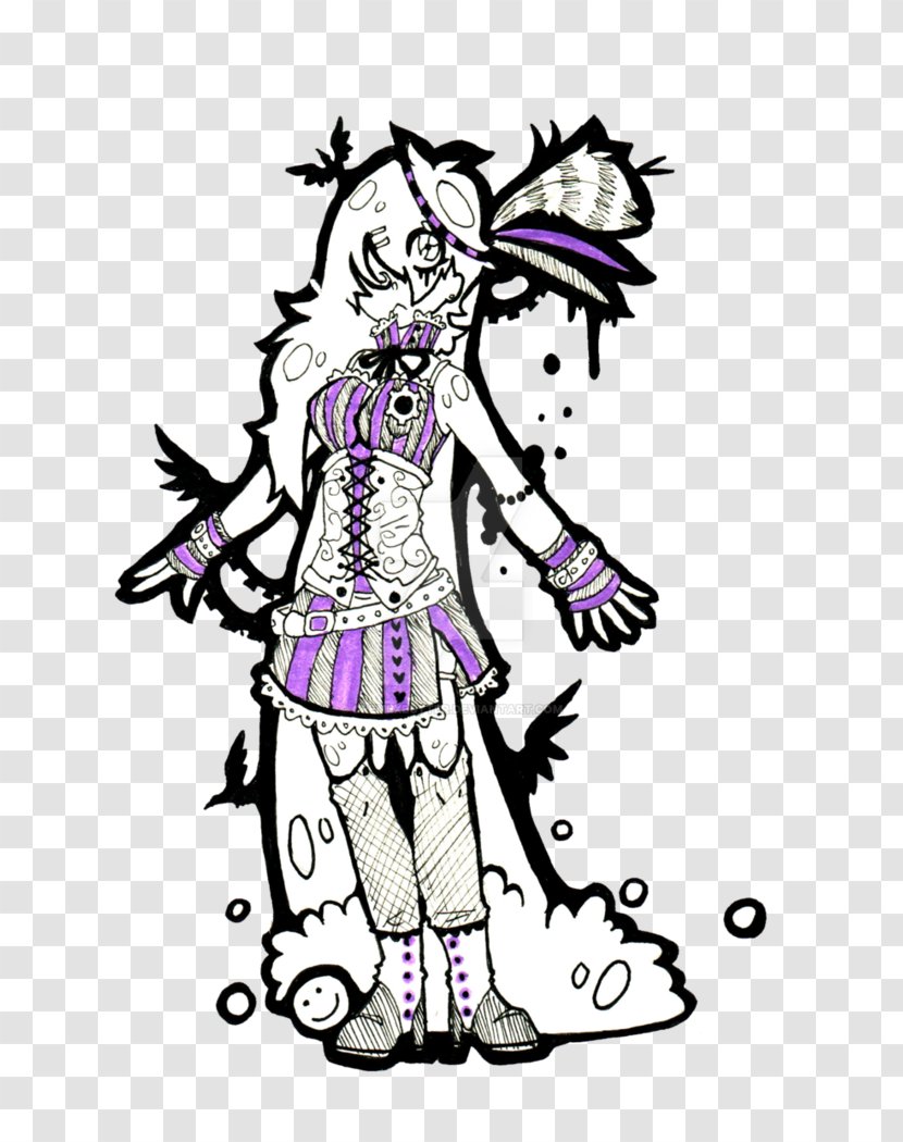 Costume Design Drawing Clip Art - Mythical Creature - Dress Sketch Transparent PNG