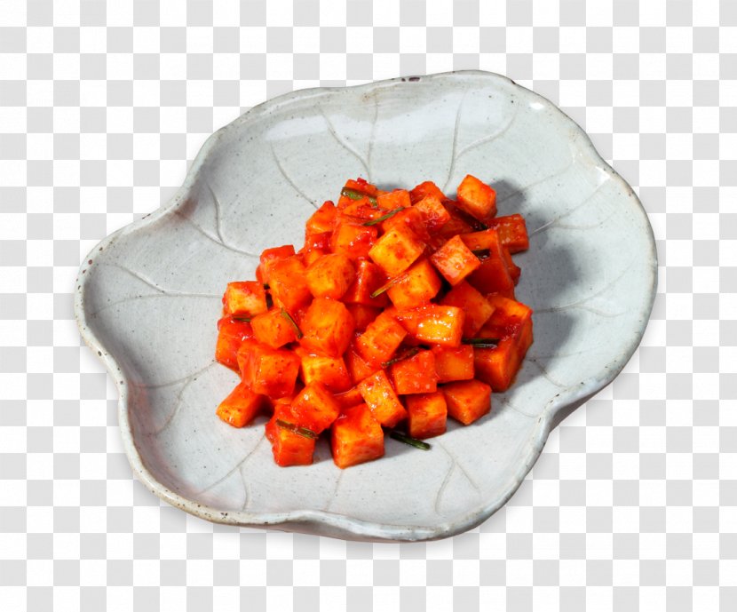 Kkakdugi Bulgogi 돌산갓김치 Banchan Kimchi - Orange - Id Tech 5 Transparent PNG