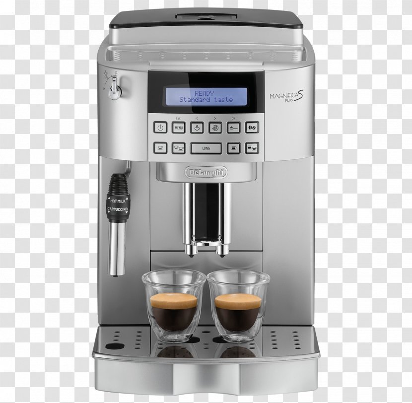 Espresso Machines Coffeemaker De'Longhi Magnifica S ECAM 21.117 Coffee Machine Delonghi “Primadonna EVO 510.55.M” - Small Appliance Transparent PNG