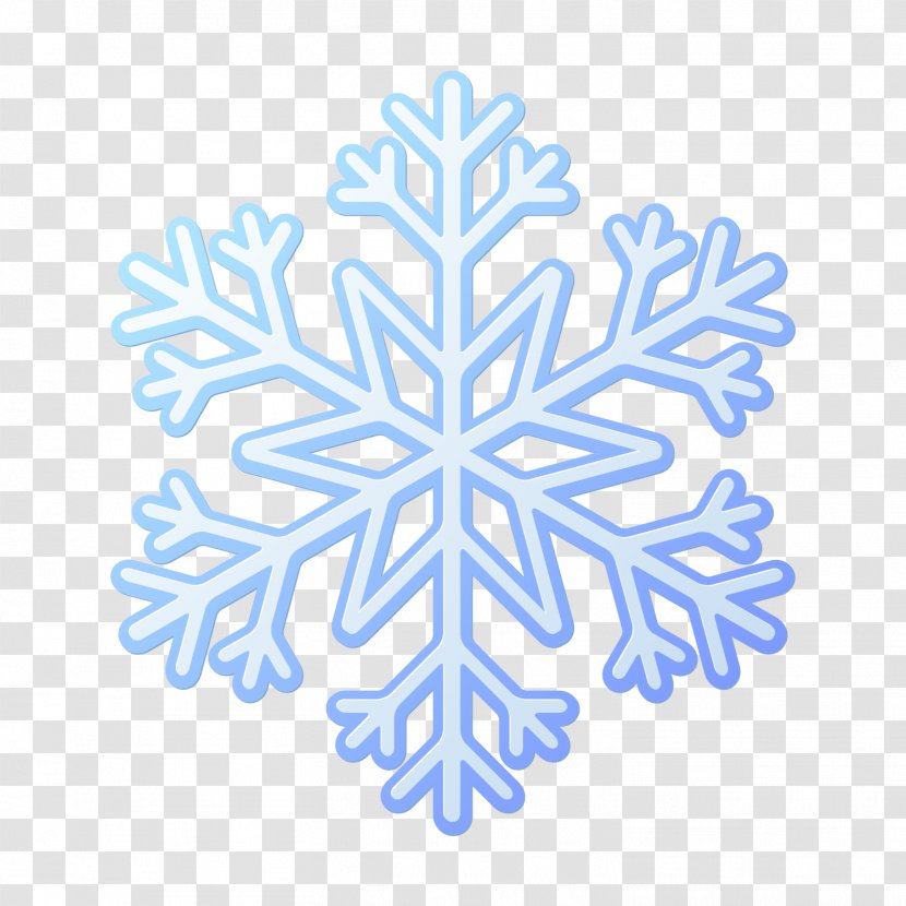 Snowflake Euclidean Vector Blue - Wilson Bentley - Hexagonal Single Pattern Transparent PNG