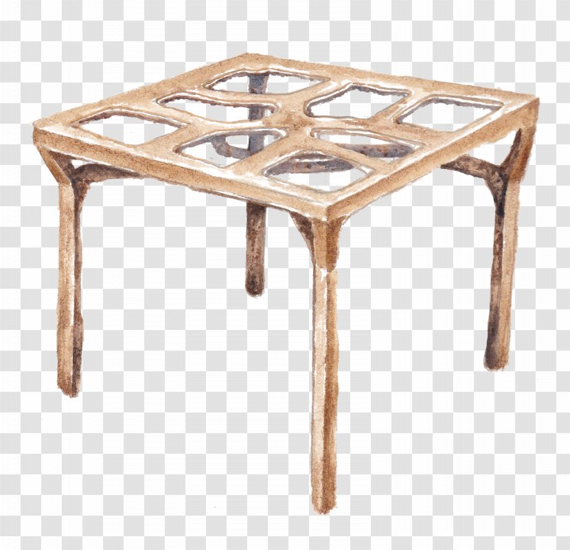Coffee Tables Angle - Outdoor Table - Square-table Transparent PNG