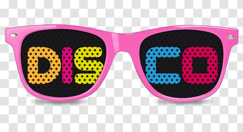Sunglasses Disco Ottawan 1980s - Heart - Glasses Transparent PNG