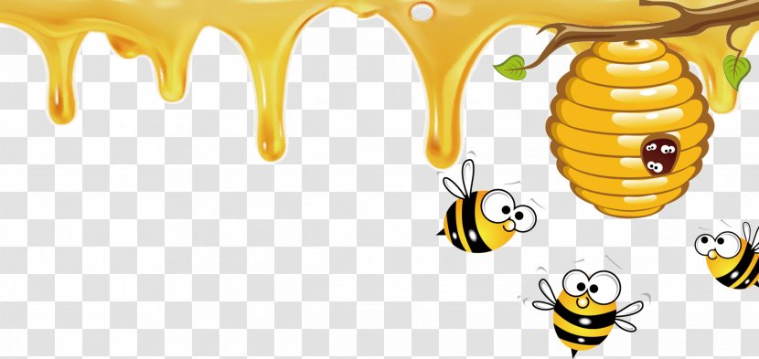 Honey Bee Apidae Carbonated Drink - Insect - Cartoon And Transparent PNG