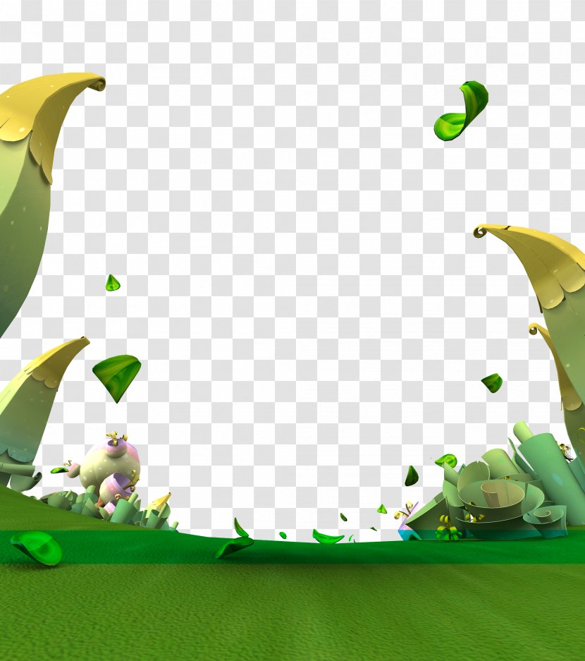 Cartoon Fundal Green - Background Vector Transparent PNG