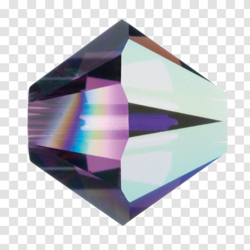 Purple Swarovski AG Bead Crystal Color - Shape - Amethyst Transparent PNG