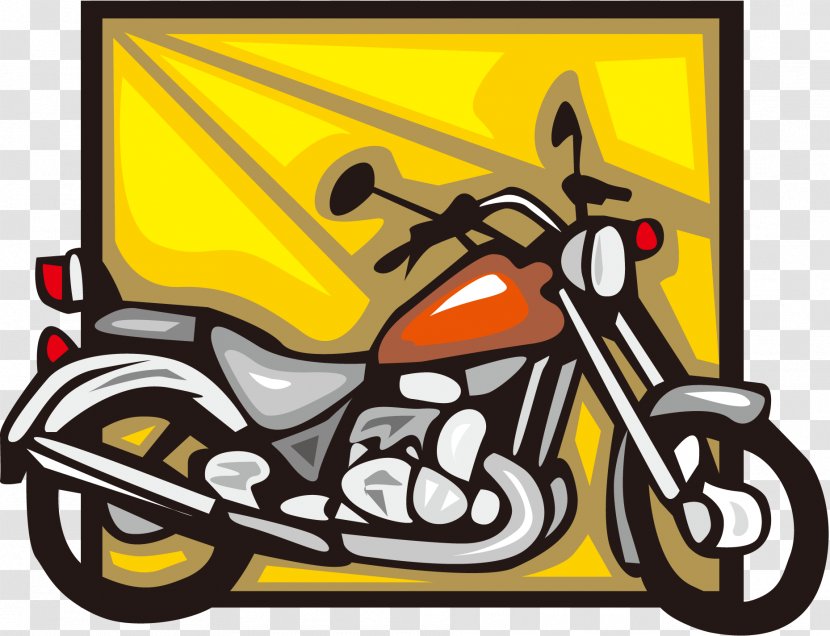 Car Motorcycle Clip Art - Cdr Transparent PNG