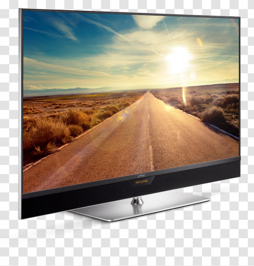Landscape Road Stock Photography LCD Television - Technology - Sound Module Transparent PNG
