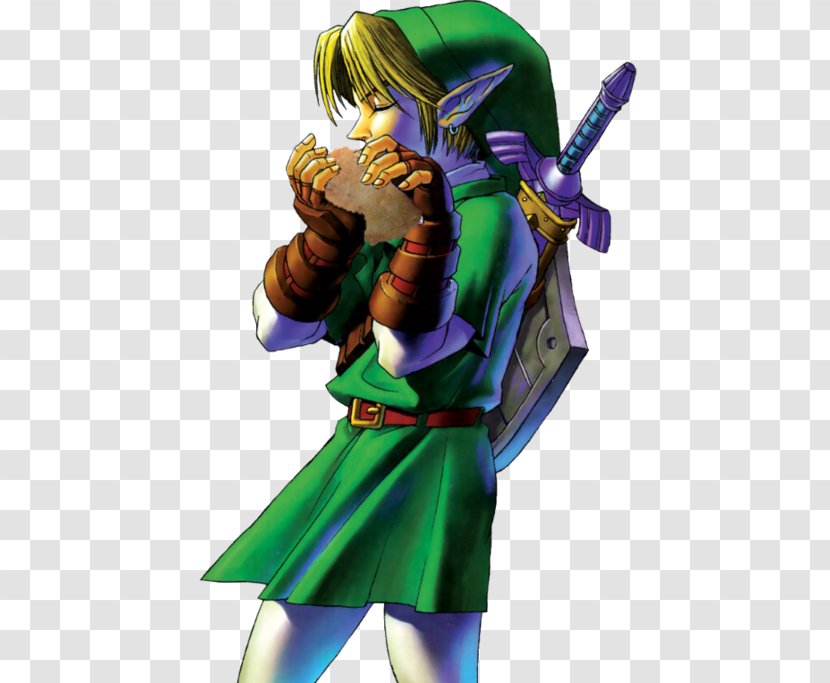 The Legend Of Zelda: Ocarina Time 3D Link Skyward Sword Nintendo 64 - Silhouette - Chicken Nuggets Transparent PNG