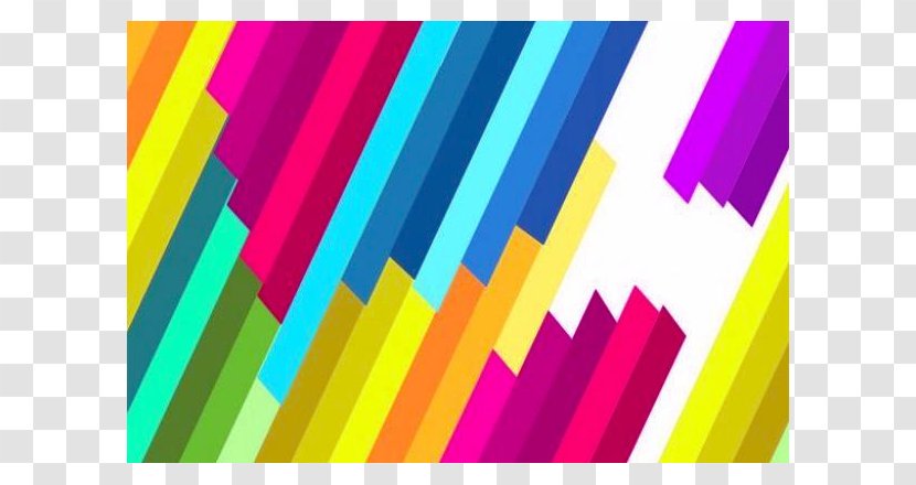 Diagonal Stripe Color - Colorful Slash Transparent PNG