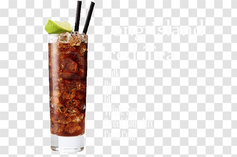 Rum And Coke Cocktail Coca-Cola Fizzy Drinks - Long Island Ice Tea Transparent PNG