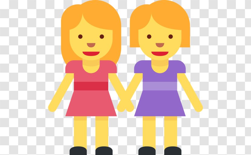 Emojipedia Woman Holding Hands Rainbow Flag - Human Behavior - Emoji Transparent PNG