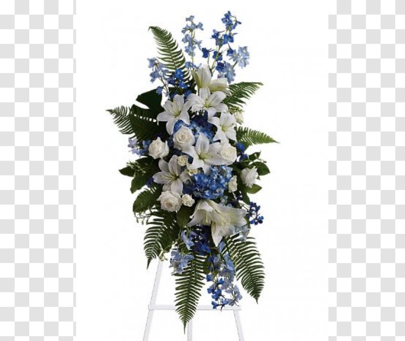 Teleflora Floristry Michael's Flowers Floral Design - Vase - Blue Spray Transparent PNG