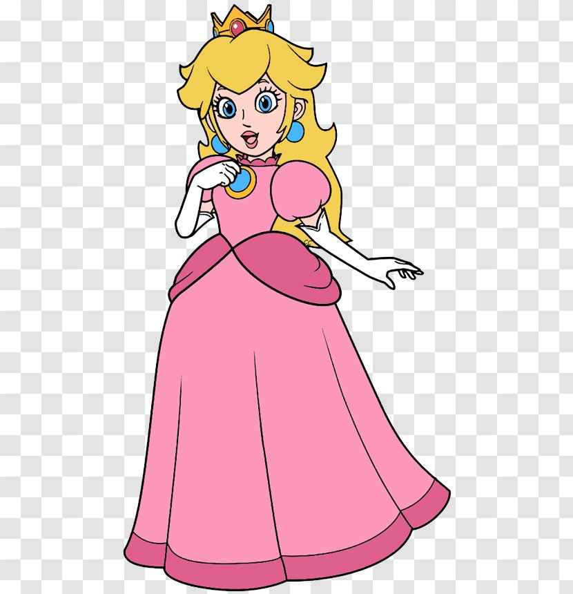 Super Princess Peach Mario Bowser Coloring Book - Cartoon Transparent PNG