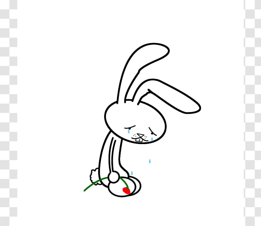 Bugs Bunny Cartoon Rabbit Drawing Clip Art - Frame - Sad Transparent PNG