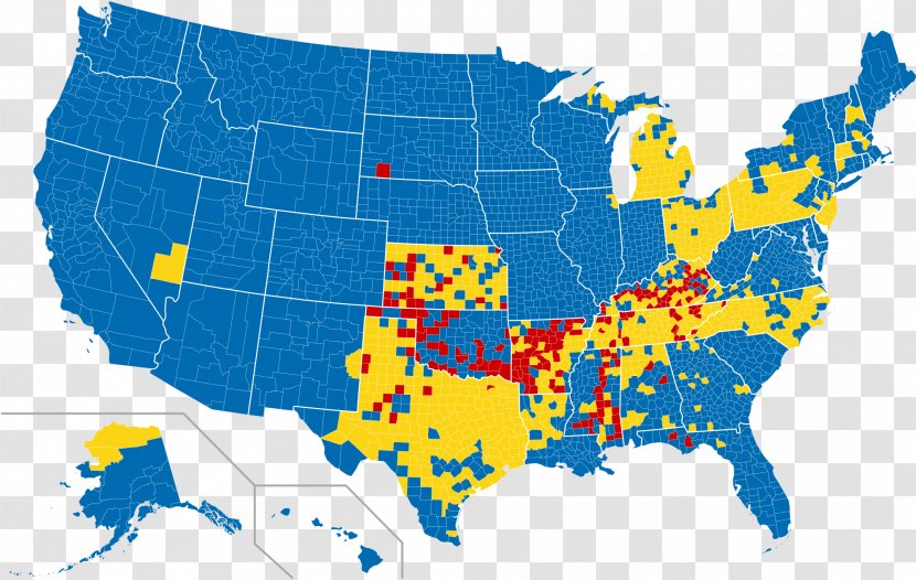 Prohibition In The United States Southern Dry County Map - Mapa Polityczna - Nevada Transparent PNG