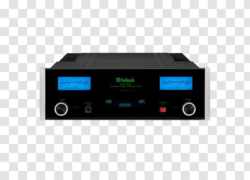 McIntosh Laboratory MA5200 Integrated Amplifier Audio Power - Mcintosh - Electronics Transparent PNG