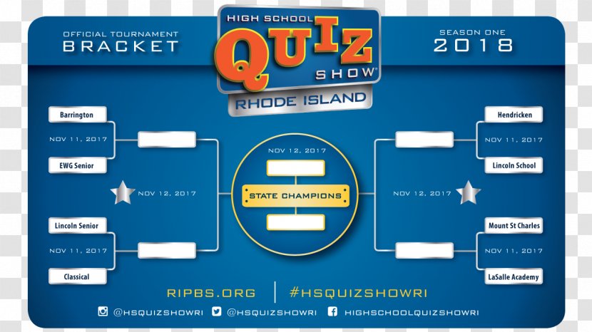 Maine Television Show High School Quiz - Season 1 Bracket PBSQuiz Competition Transparent PNG