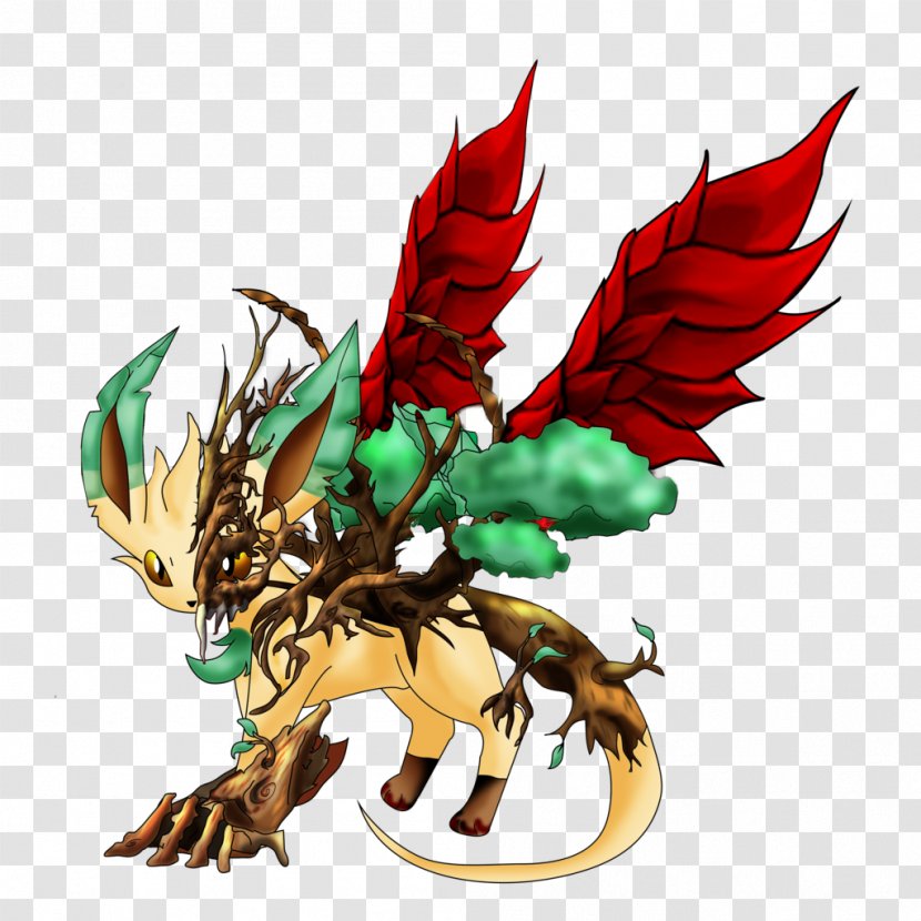 Dragon Leafeon Pokémon Art Monster Transparent PNG