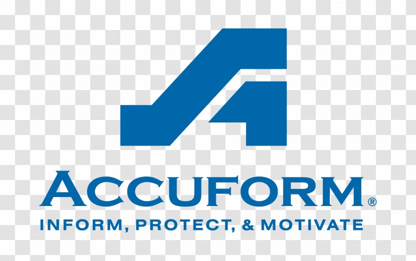 Accuform Logo Company Brand - Blue Transparent PNG