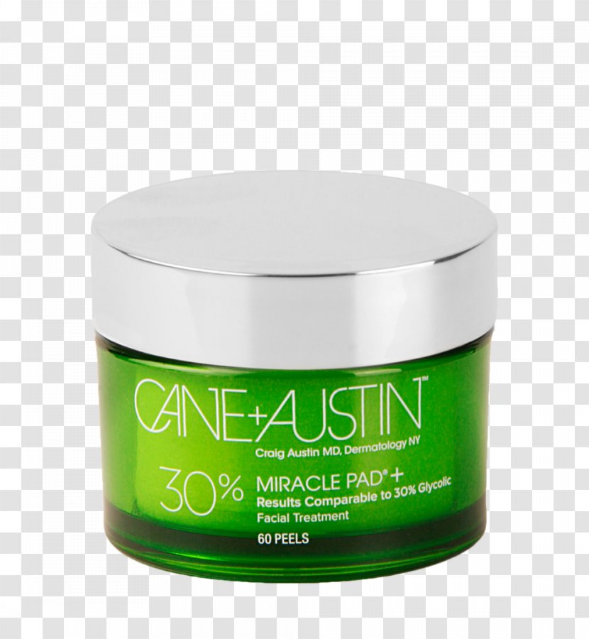 Salicylic Acid Glycolic Cane + Austin Miracle Pad 20% 60 Peels Facial - Face Transparent PNG