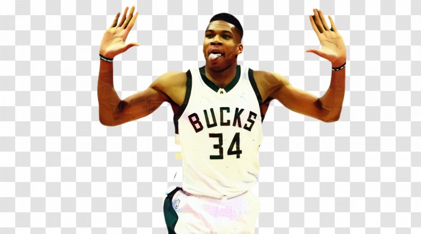 Giannis Antetokounmpo - Gesture - Basketball Moves Jersey Transparent PNG